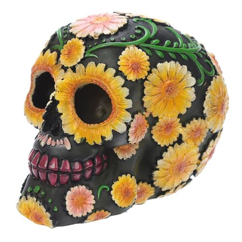 Figura Calavera con Margaritas Puckator 