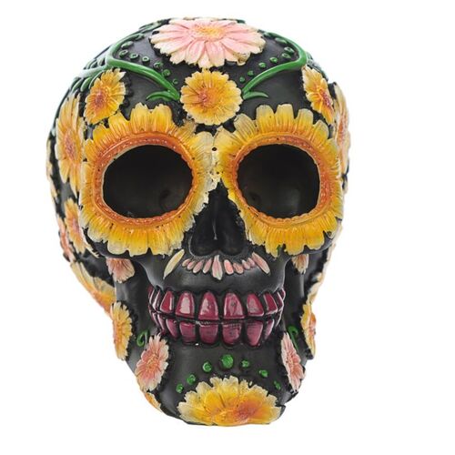 Figura Calavera con Margaritas Puckator 