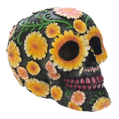 Figura Calavera con Margaritas Puckator 