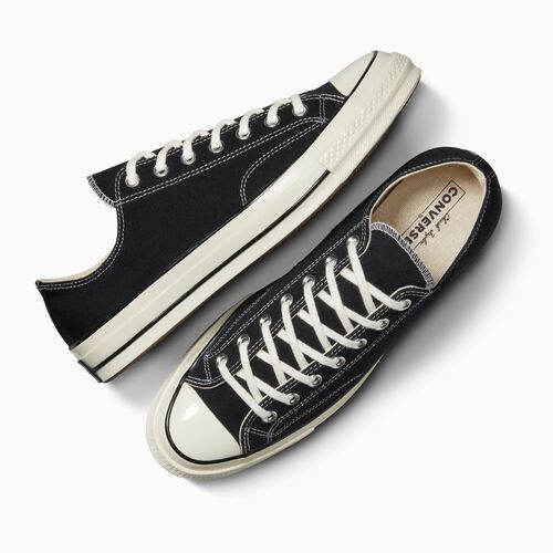 Zapatilla negra Converse Chuck 70 Vintage Canvas Black 35
