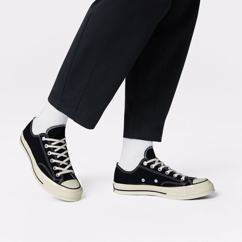 Zapatilla negra Converse Chuck 70 Vintage Canvas Black 35