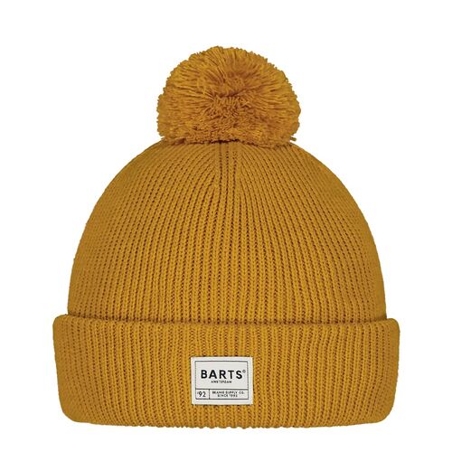 Gorro Naranja elstico con pompn Barts Arkade 