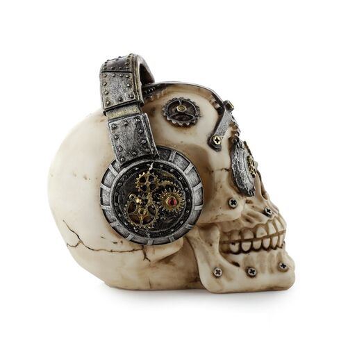 Figura de Calavera de Puckator con Auriculares 