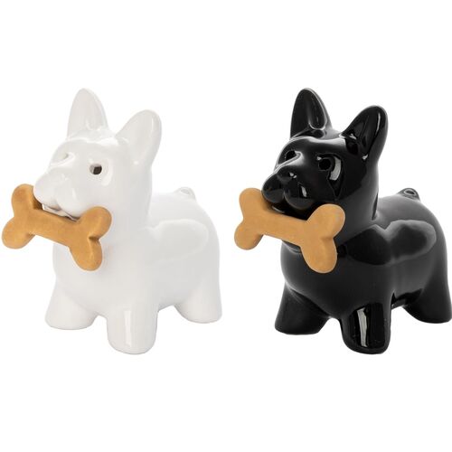 Saleto y Pimentero Blanco y Negro Perros Fisura 