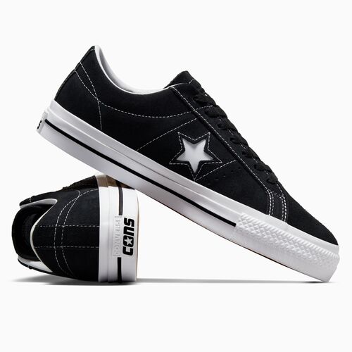 	Zapatillas Negras Converse CONS One Star Pro Suede 40