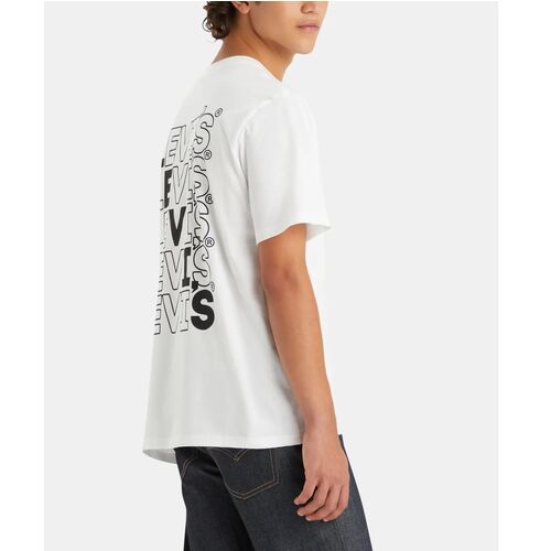 Camiseta Blanca Levis Relaxed Stairstep XS