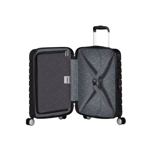 Maleta Cabina Negra American Tourister Flashline 55 cm Shadow Black