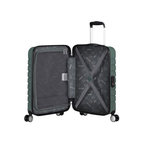 Maleta Cabina Verde American Tourister Flashline 55 cm Dark Forest