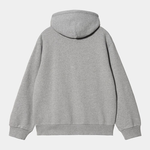 Sudadera Gris Carhartt con capucha Hooded Sweat Grey Heather - Chervil XS