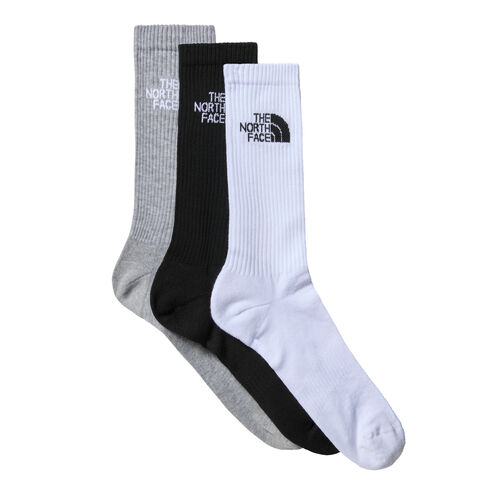 Calcetines The North Face Blanco, Negro y Gris S