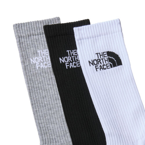 Calcetines The North Face Blanco, Negro y Gris M