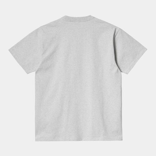 Camiseta Carhartt Gris American Script T-Shirt Ash Heather XS