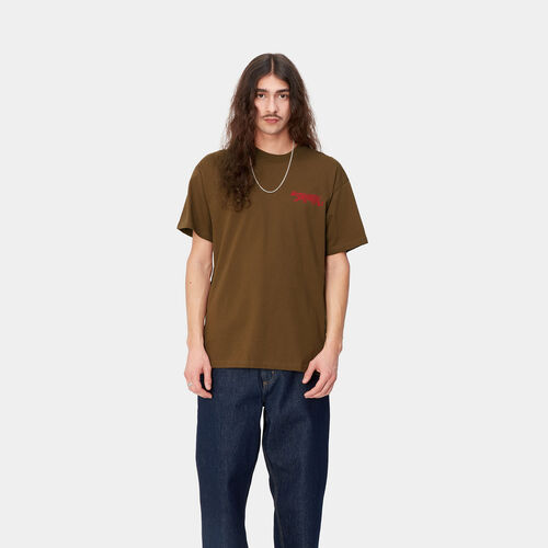 Camiseta Marrn Carhartt Rocky Lumber M