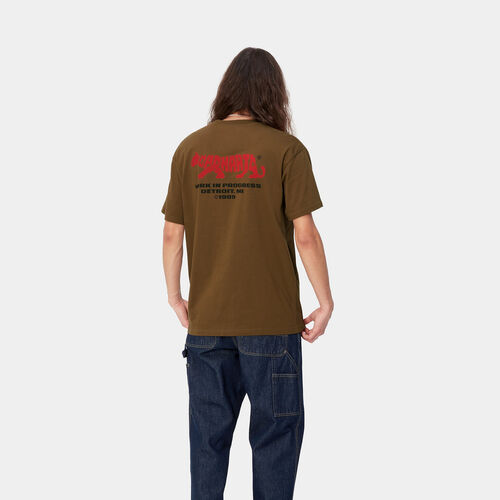 Camiseta Marrn Carhartt Rocky Lumber M