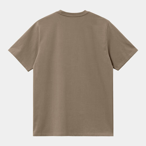 Camiseta Marrn Carhartt Script T-Shirt Branch/Rattan M
