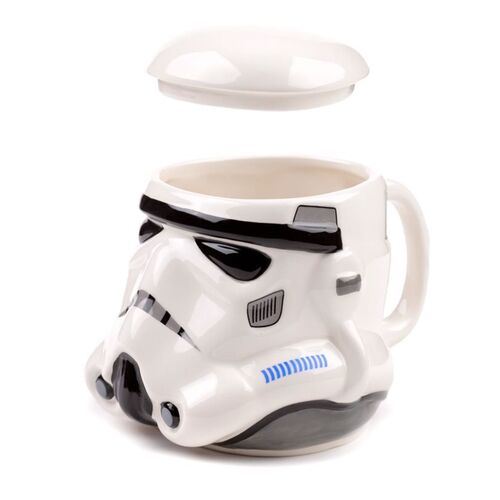 Taza de Cermica 3D Puckator con Forma Casco Soldado Imperial 