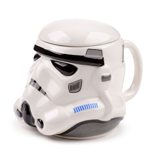 Taza de Cermica 3D Puckator con Forma Casco Soldado Imperial 