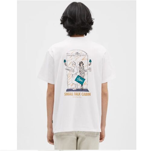 Camiseta Blanca Pompeii Small Talk Graphic Tee XS