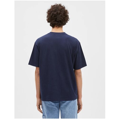 Camiseta Azul Pompeii Navy Boxy Graphic Tee S