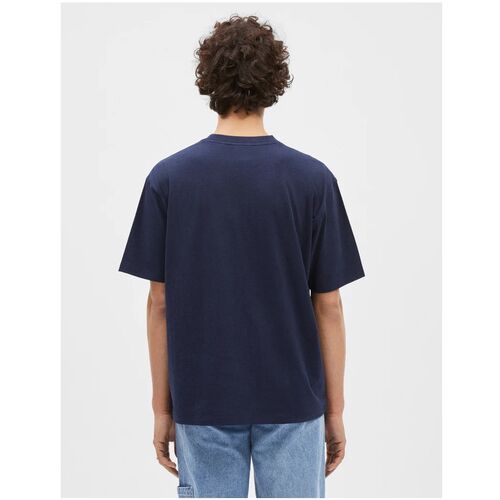 Camiseta Azul Pompeii Navy Boxy Graphic Tee XL