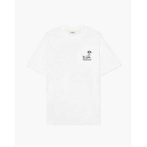 Camiseta Blanca Pompeii Sun Bathing Emilio Graphic Tee S