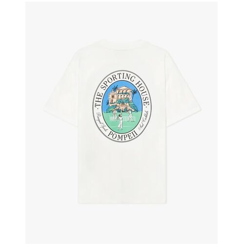 Camiseta Blanca Pompeii Sporting House Graphic Tee M