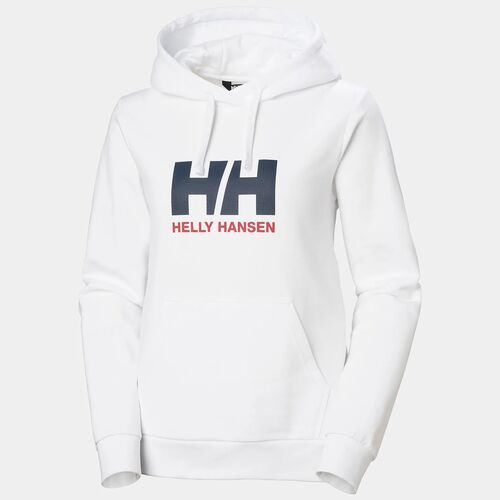 Sudadera Blanca Mujer Helly Hansen Logo Hoodie 2.0 XS