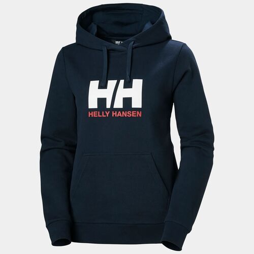 Sudadera Azul Mujer Helly Hansen Logo Hoodie 2.0 Navy S