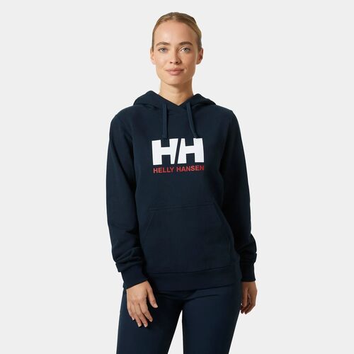 Sudadera Azul Mujer Helly Hansen Logo Hoodie 2.0 Navy S