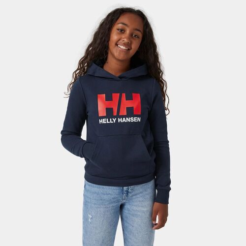 Sudadera con capucha azul nios unisex Juniors'' HH Logo Hoodie 2.0 128CM/8