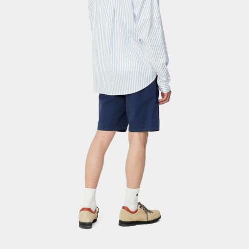Bermuda Azul Carhartt John Short Blue Garment 31