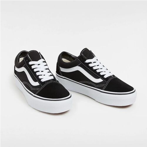 Zapatillas Negras Vans Old Skool de Plataforma 36