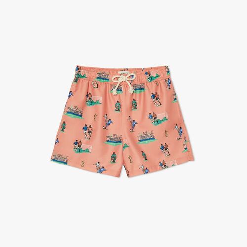 Baador Naranja Pompeii Football Swim Trunks M