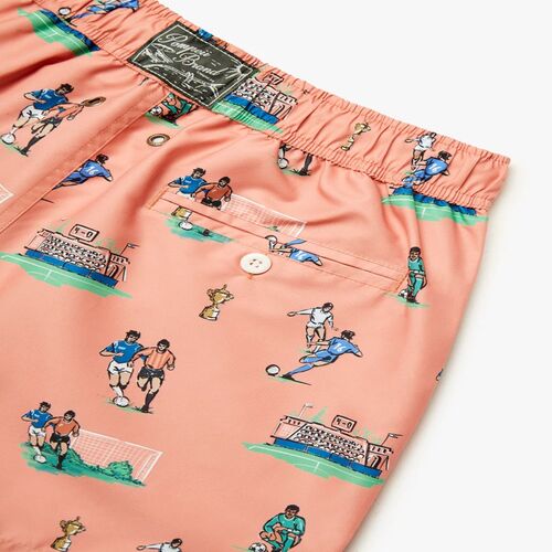 Baador Naranja Pompeii Football Swim Trunks M