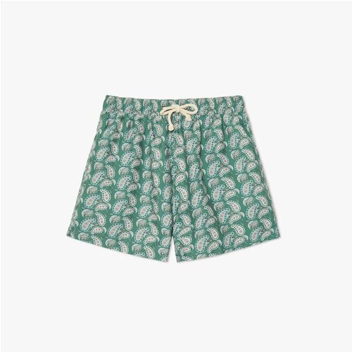 Baador Verde Pompeii Khaki Big Paisley Swim Trunks S