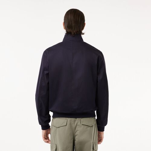 Chaqueta Azul Marino Lacoste Impermeable Harrington M/L