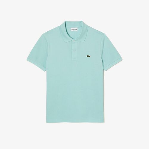 Polo Verde Menta Lacoste L.12.12 Slim Fit en Petit Piqué L
