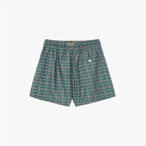 Bañador Verde Pompeii Pine Micro Paisley Swim Trunks L