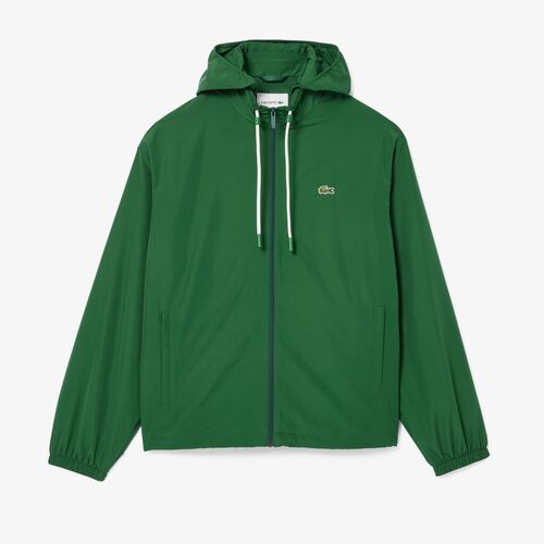 Chaqueta Verde Lacoste Sportsuit con Capucha S/M