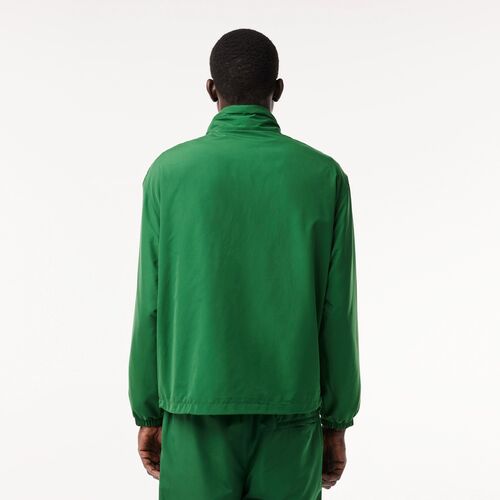 Chaqueta Verde Lacoste Sportsuit con Capucha S/M