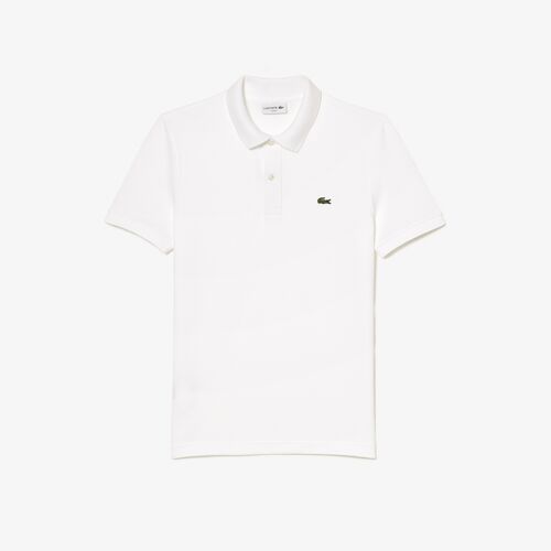 Polo Blanco Lacoste L.12.12 Slim Fit en Petit Piqu S