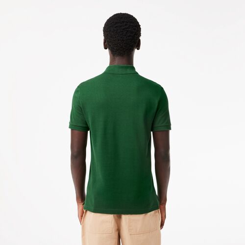 Polo Verde Lacoste L.12.12 Slim Fit en Petit Piqu S