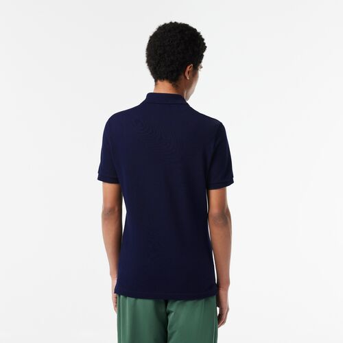 Polo Azul Marino Lacoste L.12.12 Slim Fit en Petit Piqu S