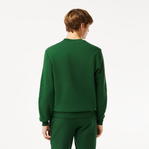 Sudadera Verde Lacoste Jogger sin capucha S