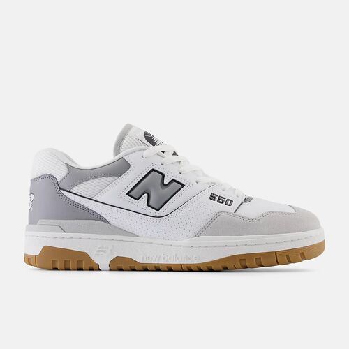 Zapatillas New Balance 550 Blanco-Gris 44