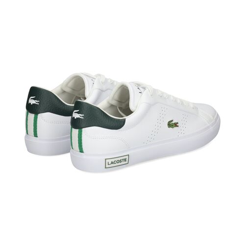 Zapatillas Blanco-Verde Lacoste Powercourt 2.0 40