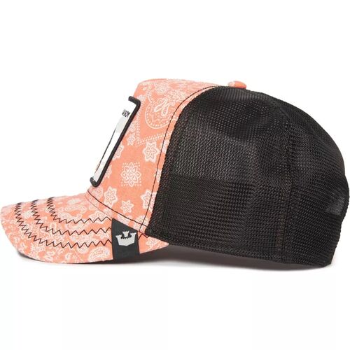 Gorra Rosa y Negra Perro Rottweiler Bad Boy Lovesexy Goorin Bros 