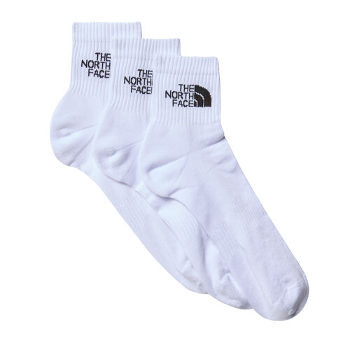 Calcetines Blancos The North Face 1/4 con amortiguador multi sport M