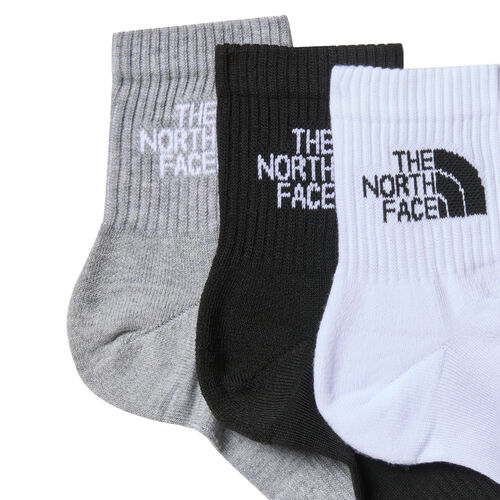 Calcetines Gris-Negro-Blanco The North Face 1/4 Multi Sport  S