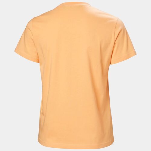 Camiseta Naranja Helly Hansen Logo Miami Peach XS